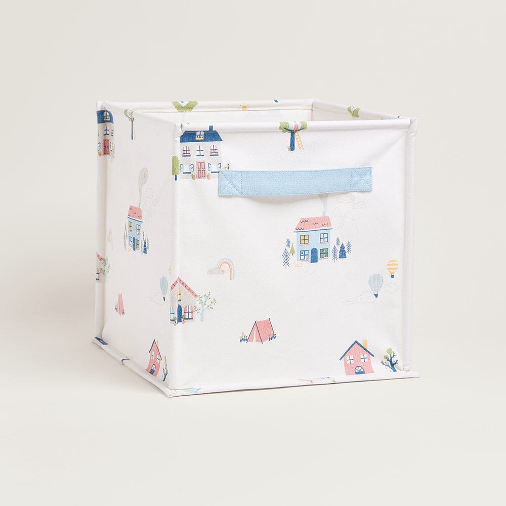 Woodland Themed Canvas Toy Storage Cube Box - Great Little Trading Co.