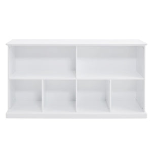 Abbeville Long Shelf Unit, White