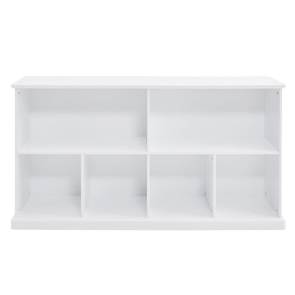 Abbeville Long Shelf Unit, White