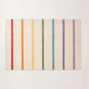 Rainbow Stripe Rug, LRG 180 x 120 (cm)