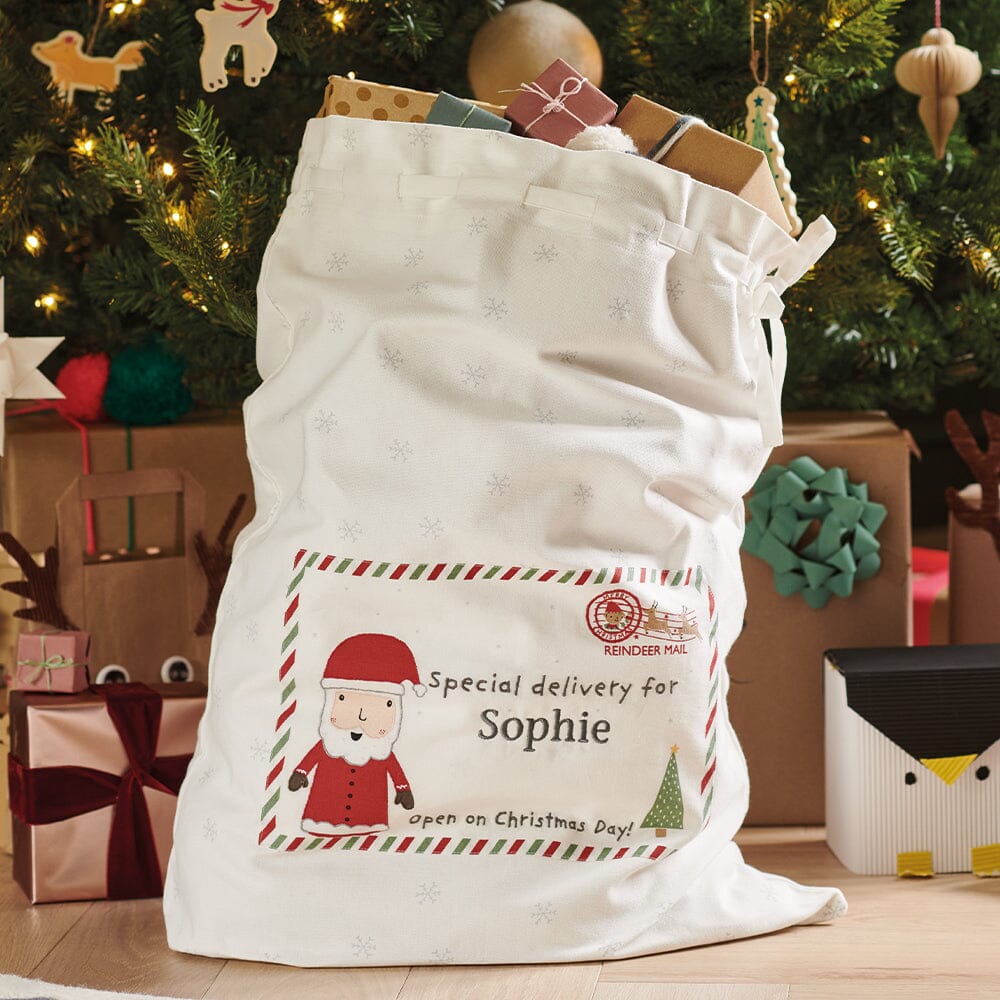 Personalised Christmas Sack, Special Delivery