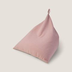 Teddy Fabric Bean Bag, Powder Pink