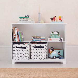 Canvas Storage Cube, Zigzag