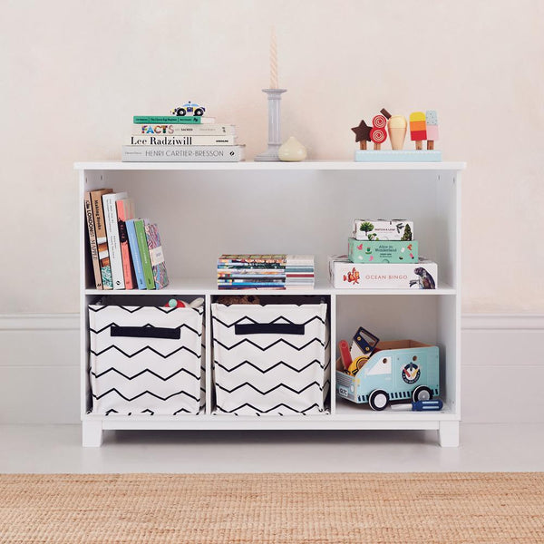 Canvas Storage Cube, Zigzag