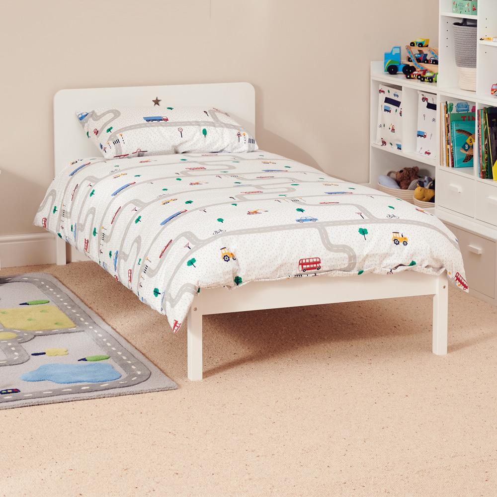 Star Bright White Single Bed Classic Mattress Great Little