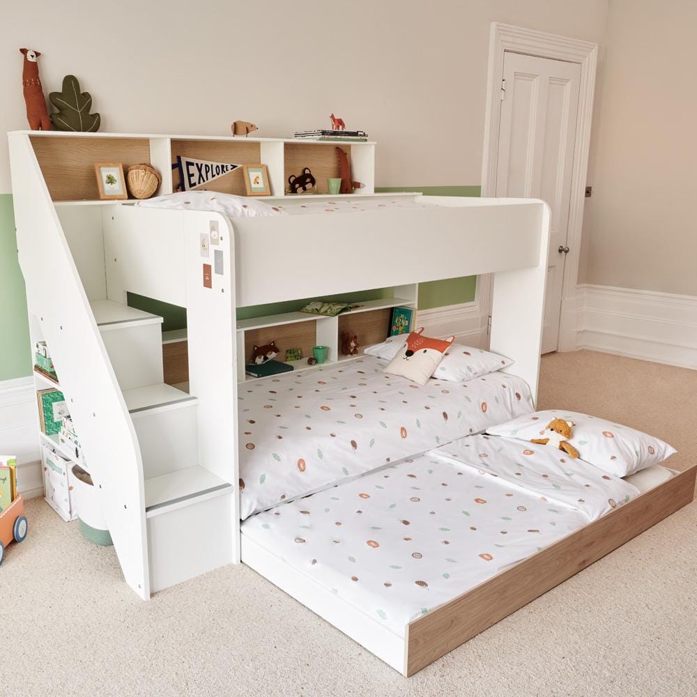 Kid's Pioneer Bunk Bed Underbed Truckle With Storage