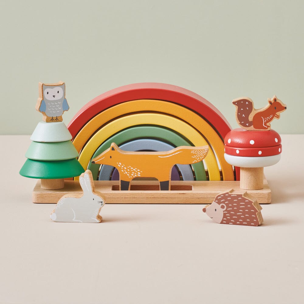 3-in-1 Wooden Rainbow Toy