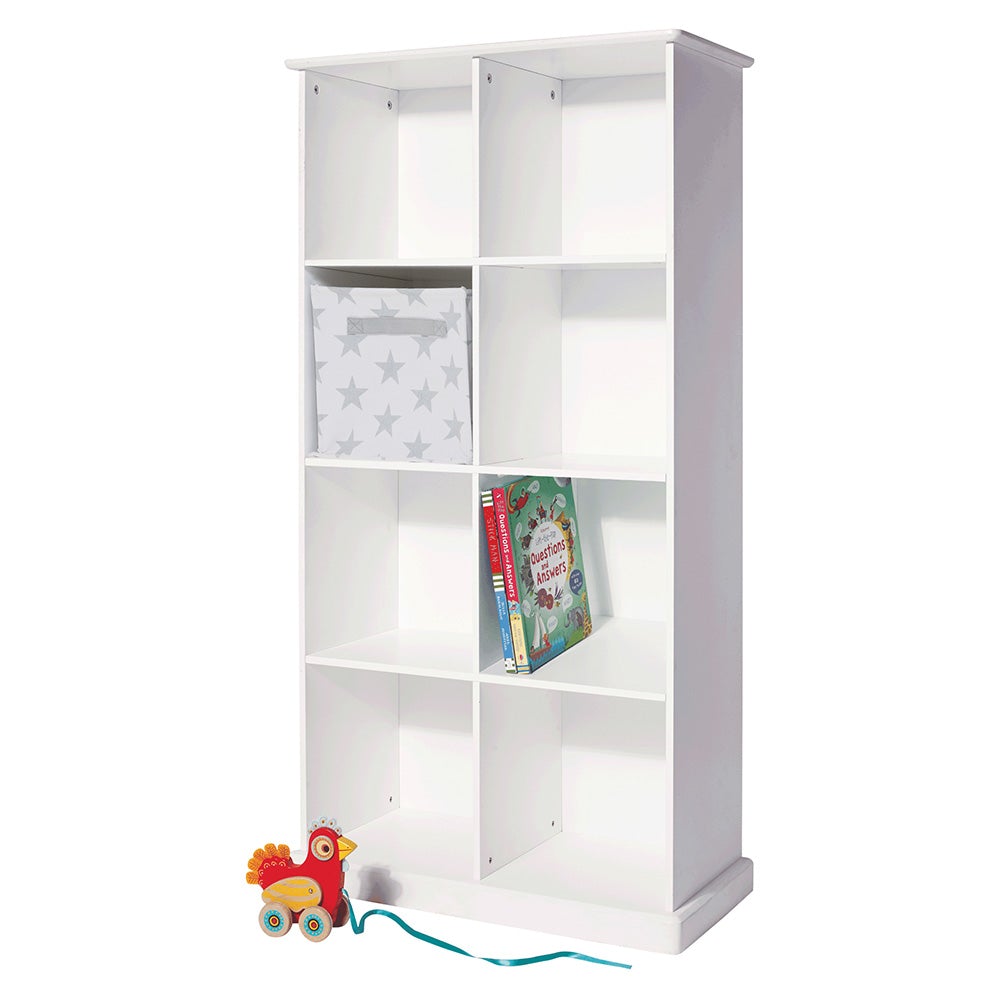 Abbeville Eight Cube Storage in white