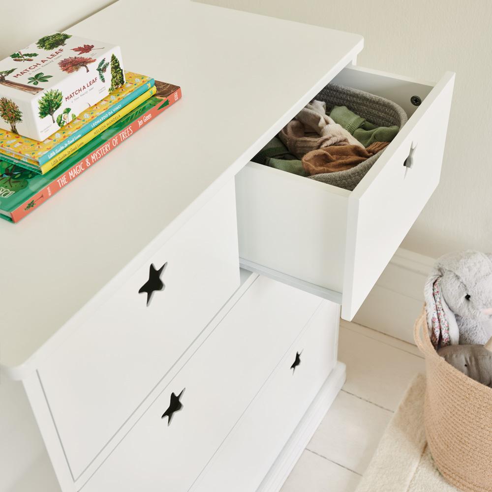 Star Bright Chest of Drawers, Bright White