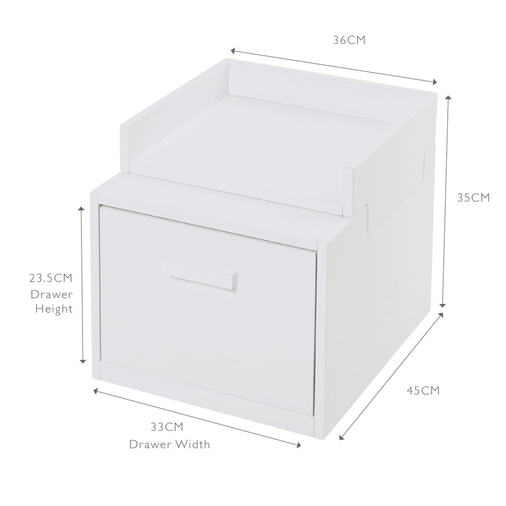 Alba Modular Storage, Narrow Toy Box Base