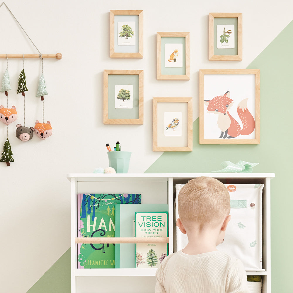 Woodland book book with photo frames