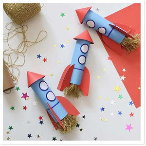 toilet roll rocket crafts for kids