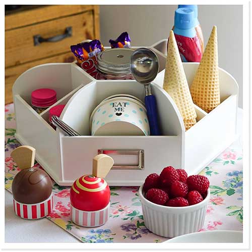 SET UP AN ICE CREAM TOPPINGS BAR - ACTIVITIES FOR KIDS
