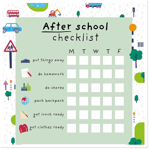 ESTABLISH A MORNING & AFTER SCHOOL ROUTINE WITH OUR PRINTABLE CHECKLISTS