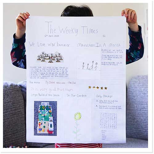 CREATE YOUR OWN FAMILY NEWSPAPER - HOMESCHOOLING IDEAS