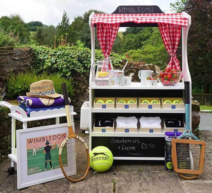 The play shop gets a Wimbledon-themed makeover
