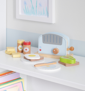 Wooden Toy Breakfast Set