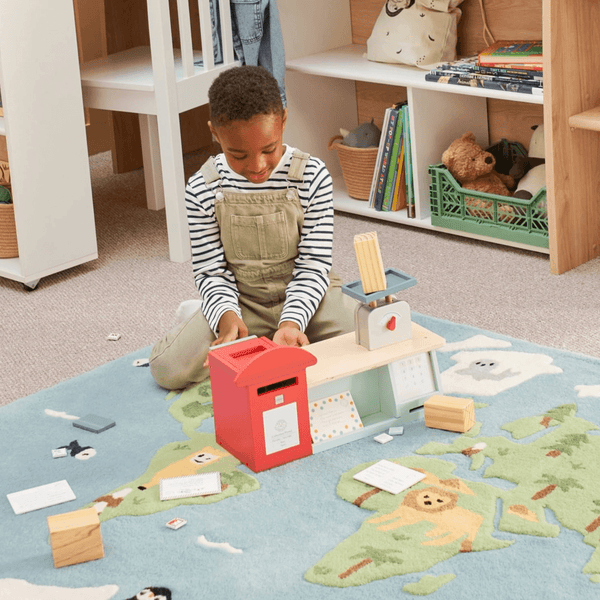 First Class Wooden Toy Post Office