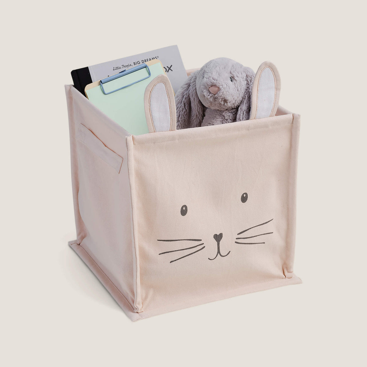Canvas Storage Cube Bunny