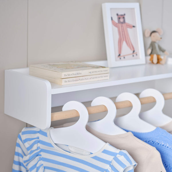 Tomorrow's Clothes Rail, White	