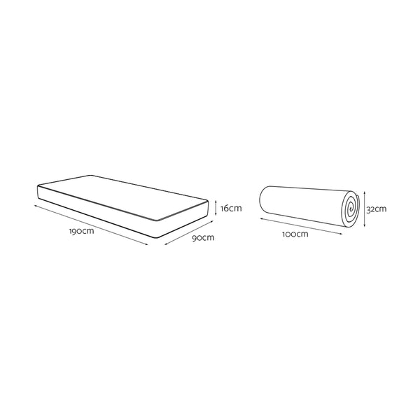Advanced Pocket Sprung Mattress for Top Bunks & Raised Beds – UK Single