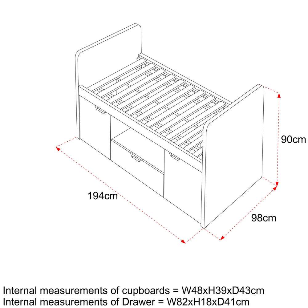 Southside Cabin Bed - Yellow	