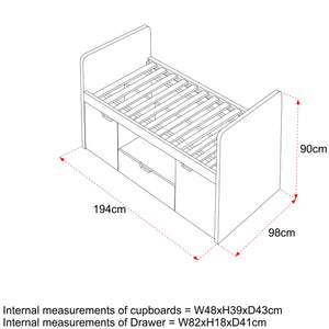 Southside Cabin Bed - Red