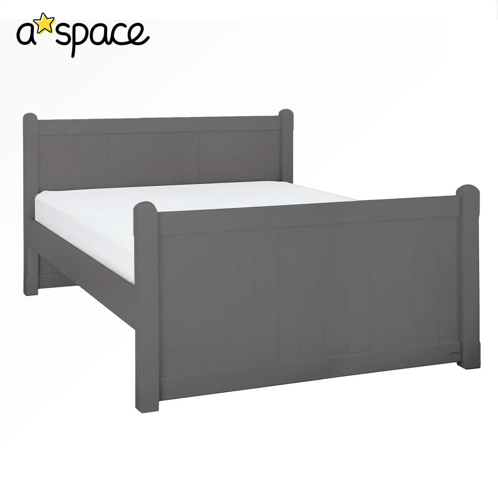 Charterhouse Double Bed Dark Grey