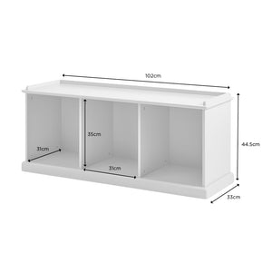 Abbeville Storage Bench, Cashmere