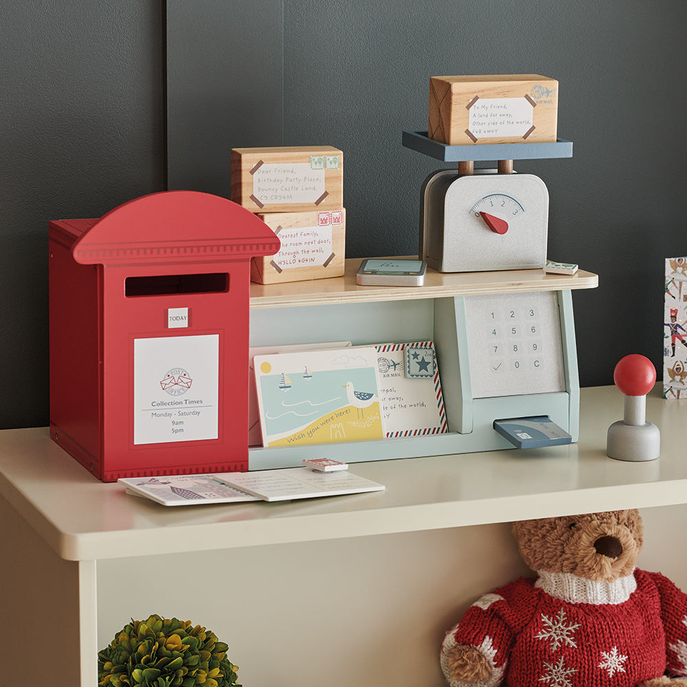 First Class Wooden Toy Post Office