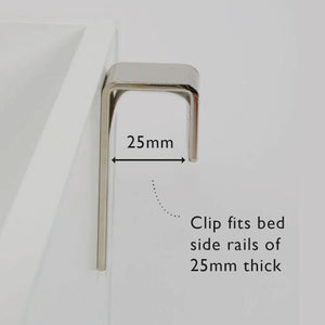 Paddington Clip-on Bedside Table, White	