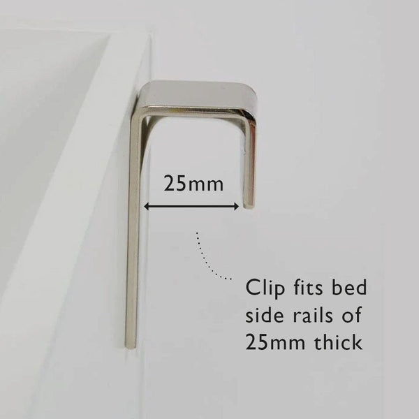 Paddington Clip-on Bedside Table, White	