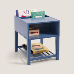Croft Bedside Table, Ocean Blue