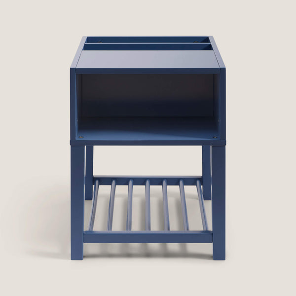 Croft Bedside Table, Ocean Blue