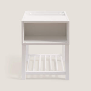 Croft Bedside Table, White