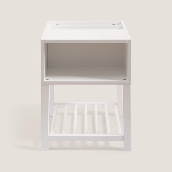 Croft Bedside Table, White