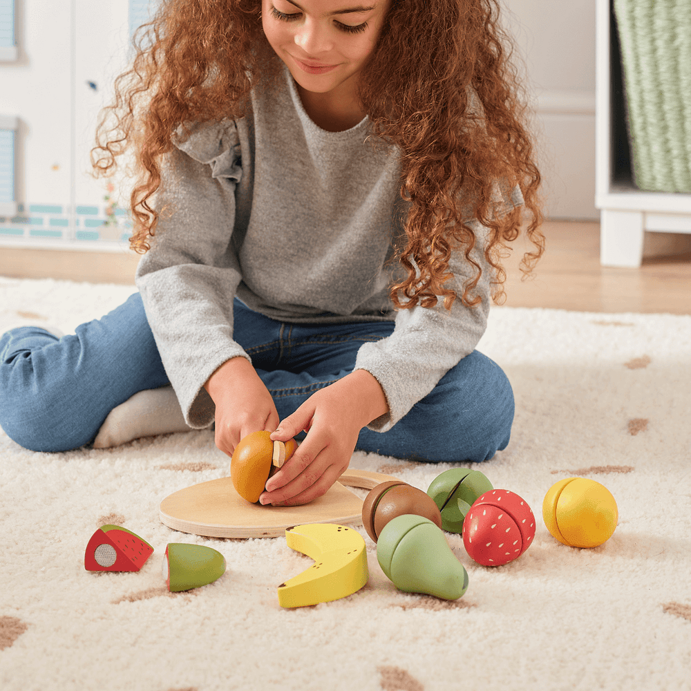 Wooden Toy Cutting Fruit Set - Great Little Trading Co