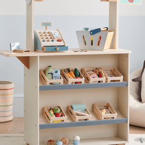 Play Shop with Crates and Till Bundle