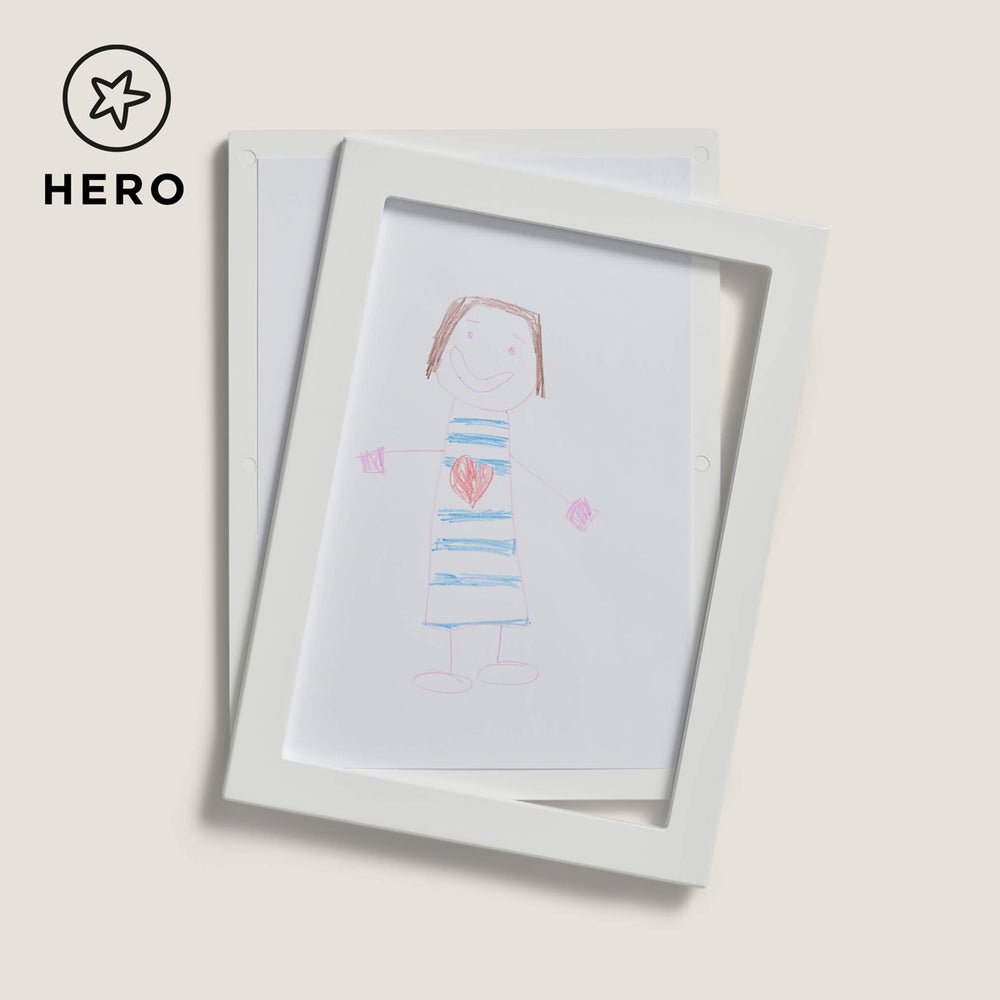 Magnetic 3D Art Frame, White
