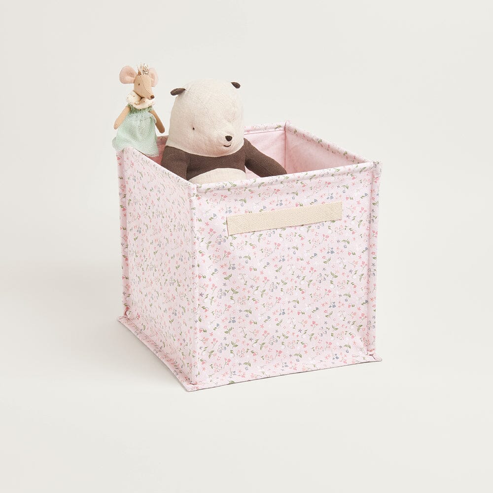 Canvas Storage Cube Ditsy Floral