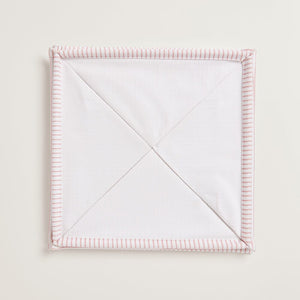 Canvas Storage Cube, Pink Stripe