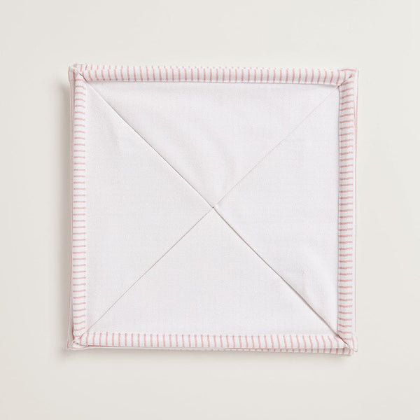Canvas Storage Cube, Pink Stripe