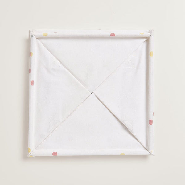 Canvas Storage Cube, Pastel Spot	