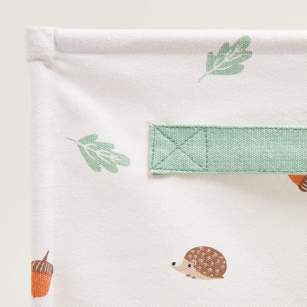 Woodland Themed Canvas Toy Storage Cube Box woodland-themed-canvas-toy-storage-cube-box