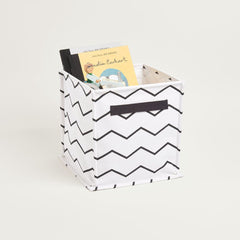 Canvas Storage Cube, Zigzag