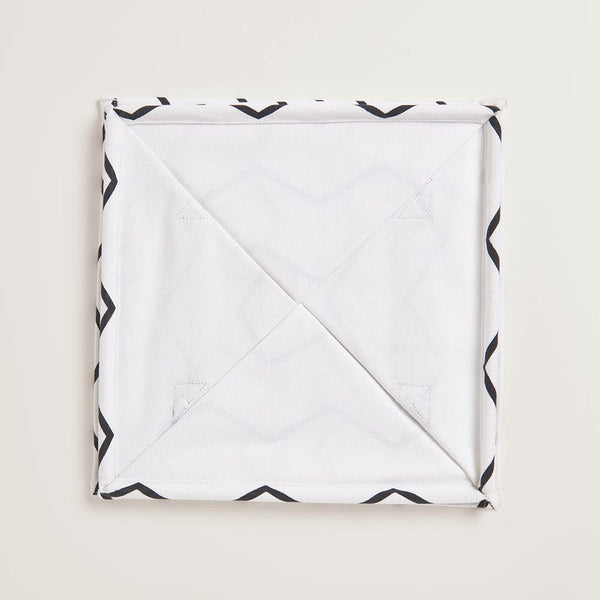 Canvas Storage Cube, Zigzag	