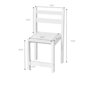 Toddler Chair, White	