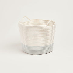 Rope Storage Basket, Ivory & Sage	