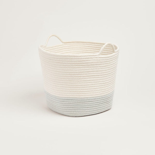 Rope Storage Basket, Ivory & Sage
