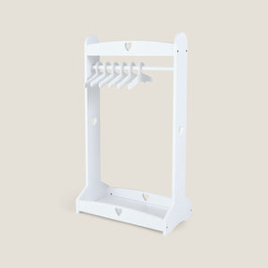 Sweetheart Dressing Rail with Hangers	